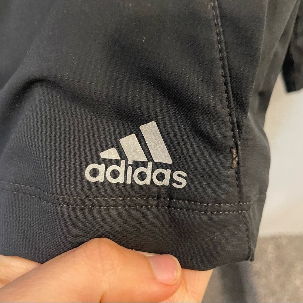3/$20 Adidas Black Zip Up Soft Shell Jacket - Picture 8 of 9